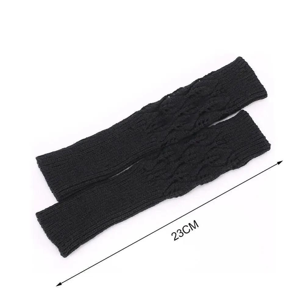 Autumn Winter Women Wool Arm Warmers Winter Fashion Fingerless Gloves Button Knitted Mitten Long Gloves
Autumn Winter Women Wool Arm Warmers Winter Fashion Fingerless Gloves Button Knitted Mitten Long Gloves