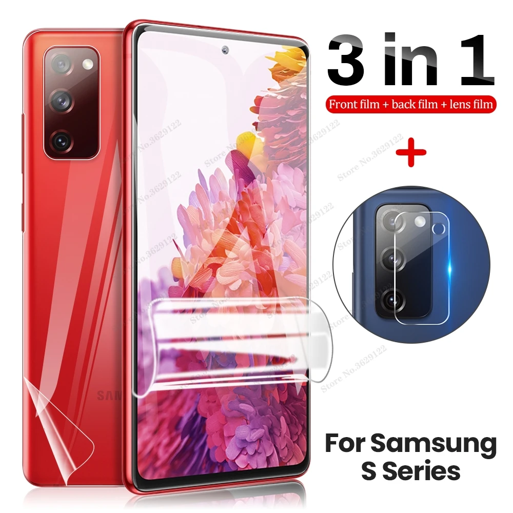 Гидрогелевая Защитная пленка с полным покрытием для Samsung Galaxy S20 FE, Защитная пленка для экрана, стекло для камеры Samsung S20 Fan Edition S20 Lite
Гидрогелевая Защитная пленка с полным покрытием для Samsung Galaxy S20 FE, Защитная пленка для экрана, стекло для камеры Samsung S20 Fan Edition S20 Lite