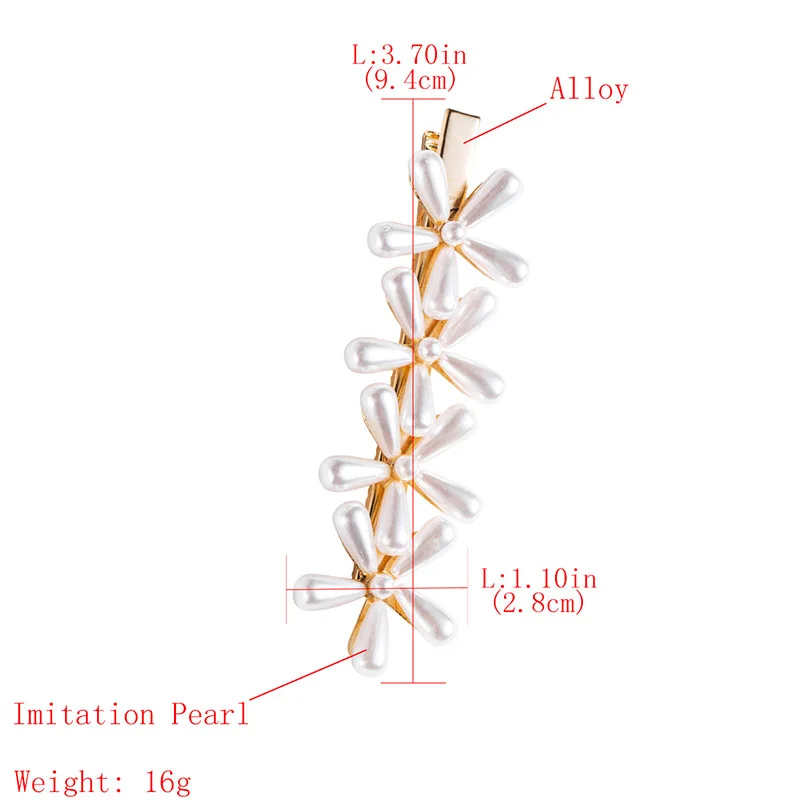 1pcs Imitation Pearl Korean Chic Style Flower Hair Clip Fashion Geometric Hairpin Women Hair Accessories
1pcs Imitation Pearl Korean Chic Style Flower Hair Clip Fashion Geometric Hairpin Women Hair Accessories