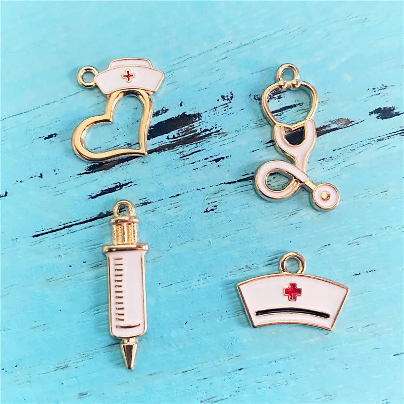 mix 24pcs Medicine Syringe Stethoscope Charms Pendants Antique Gold Tone Jewelry Making DIY Bracelet Necklace Handmade Crafts
mix 24pcs Medicine Syringe Stethoscope Charms Pendants Antique Gold Tone Jewelry Making DIY Bracelet Necklace Handmade Crafts