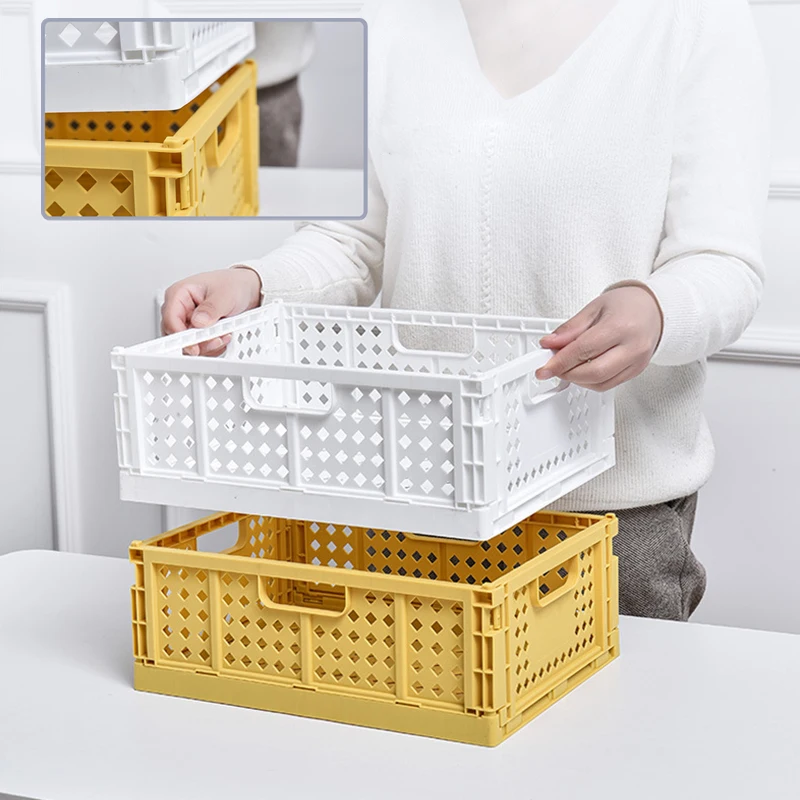 Folding Plastic Storage Box Room Decoration Toy Sundries Storage Container Desktop Cosmetic Storage Basket Office Storage Box
Folding Plastic Storage Box Room Decoration Toy Sundries Storage Container Desktop Cosmetic Storage Basket Office Storage Box