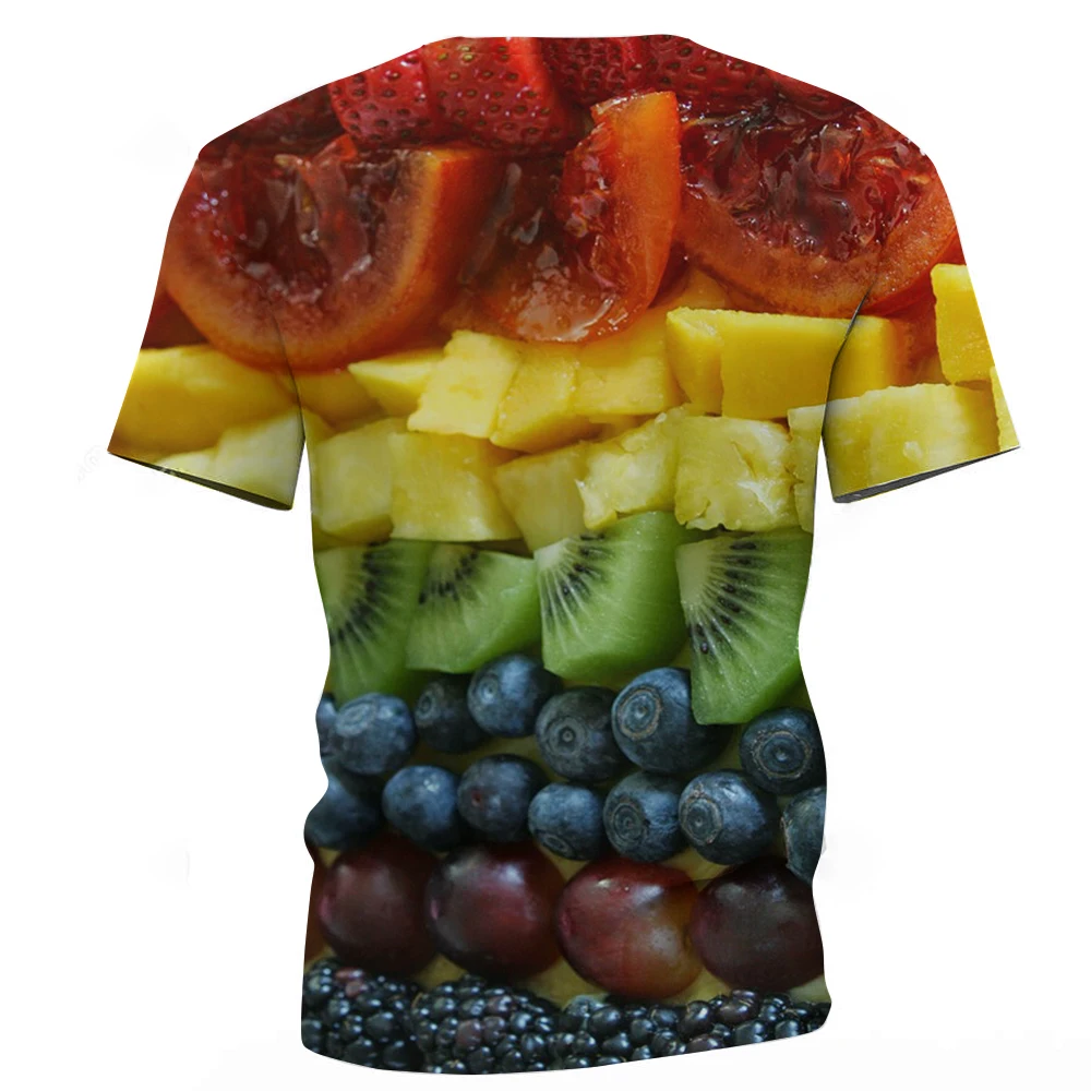 Summer New Men's T-shirt 3D Creative Fruit Graphic Print T-shirt Young Children Men's Casual Hip Hop Round Neck Short Sleeve
Summer New Men's T-shirt 3D Creative Fruit Graphic Print T-shirt Young Children Men's Casual Hip Hop Round Neck Short Sleeve
