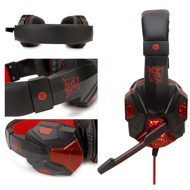 Professional Bass Gamer Wired Headphones For PS4 PS5 Switch Xbox One Gaming Headset With Mic LED Light Computer PC Phone Headset
Professional Bass Gamer Wired Headphones For PS4 PS5 Switch Xbox One Gaming Headset With Mic LED Light Computer PC Phone Headset