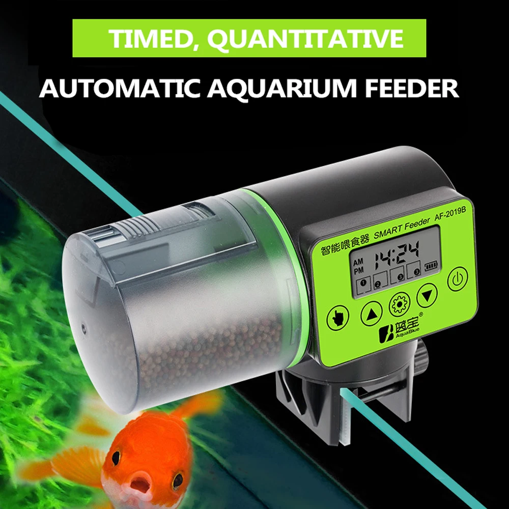 200ML Smart Automatic Fish Feeder Aquarium Fish Tank Accessories Portable Auto Feeding Fish Feeder Dispenser Large Capacity 
200ML Smart Automatic Fish Feeder Aquarium Fish Tank Accessories Portable Auto Feeding Fish Feeder Dispenser Large Capacity