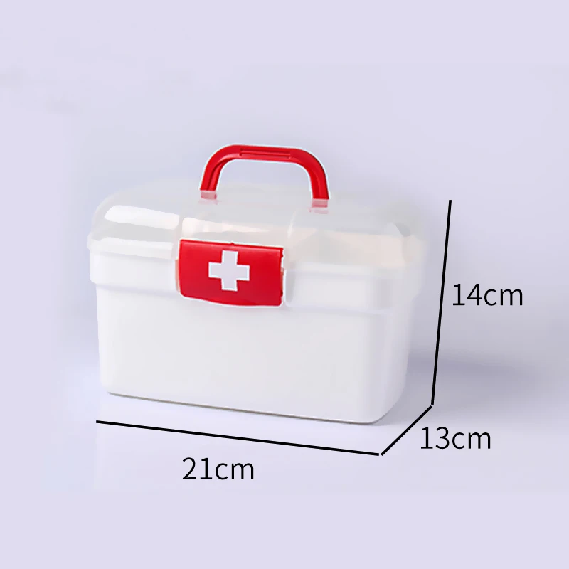 Multilayer First Aid Kit Storage Box Portable Plastic Emergency Kits Medicine Container For Outdoor Travel Survival Household
Multilayer First Aid Kit Storage Box Portable Plastic Emergency Kits Medicine Container For Outdoor Travel Survival Household