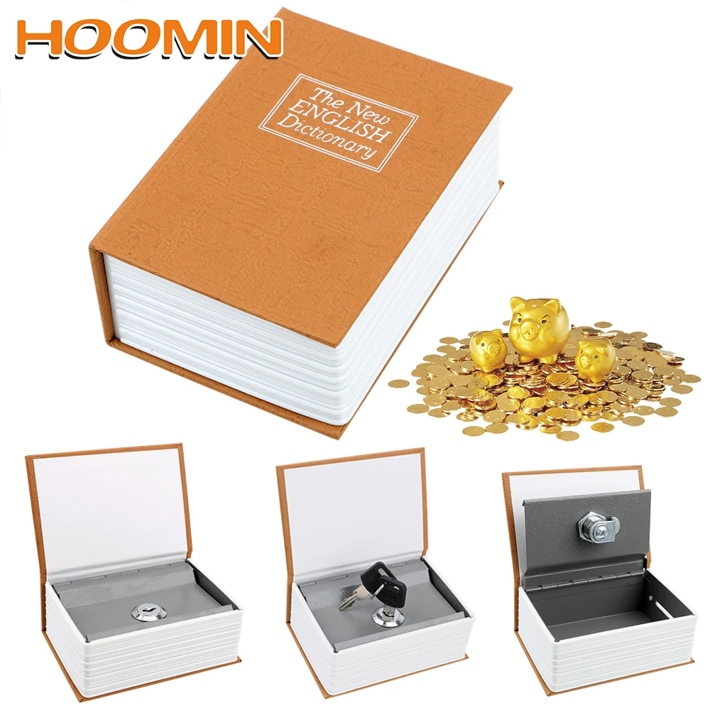 HOOMIN Dictionary Coin Piggy Banks Small Money Saving Box With Hidden Secret Security Safe Lock Birthday Gift for Kids Safe Box
HOOMIN Dictionary Coin Piggy Banks Small Money Saving Box With Hidden Secret Security Safe Lock Birthday Gift for Kids Safe Box