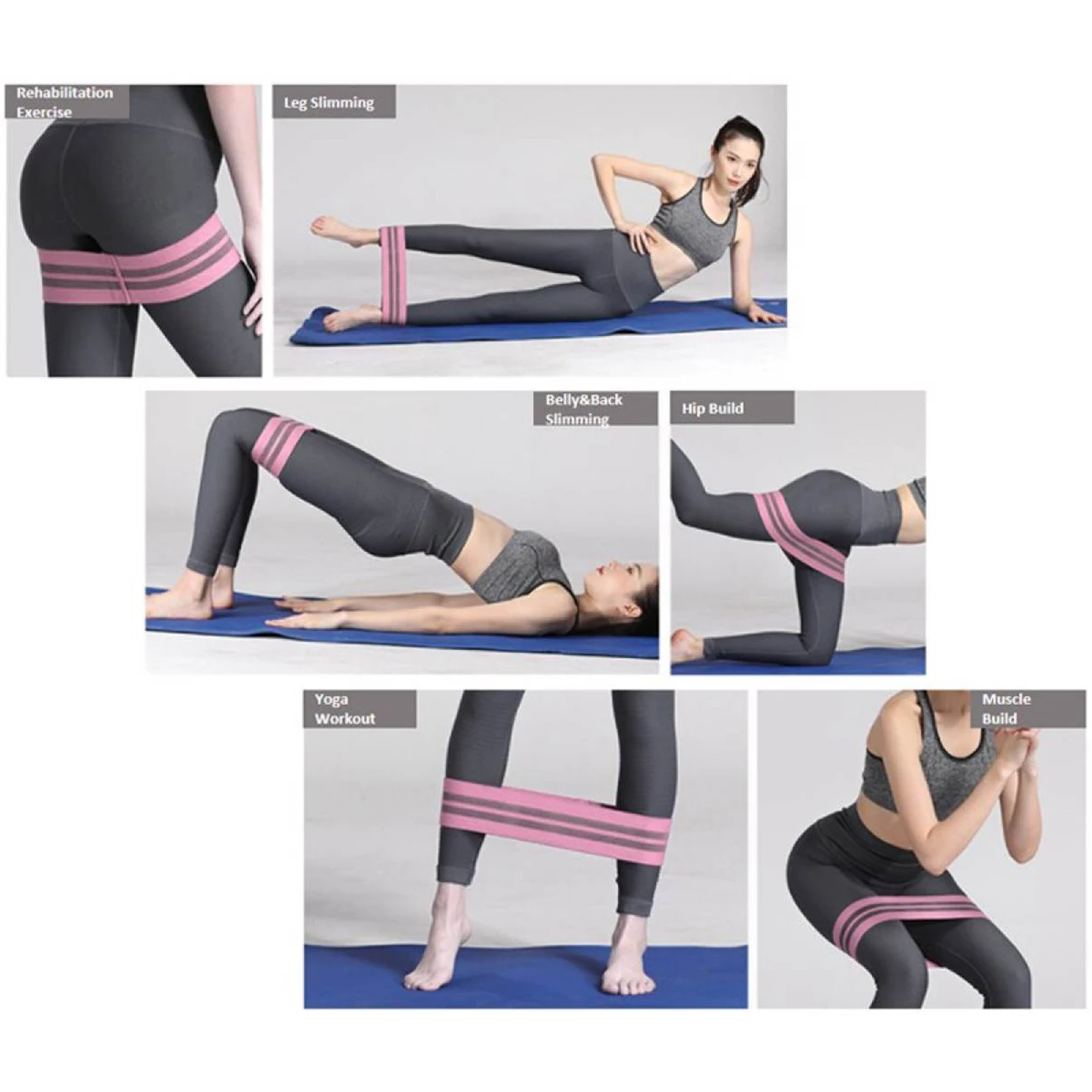 Resistance Bands Set, resistance bands booty set gym equipment workout elastic rubber band for yoga sports fitness hip training
Resistance Bands Set, resistance bands booty set gym equipment workout elastic rubber band for yoga sports fitness hip training