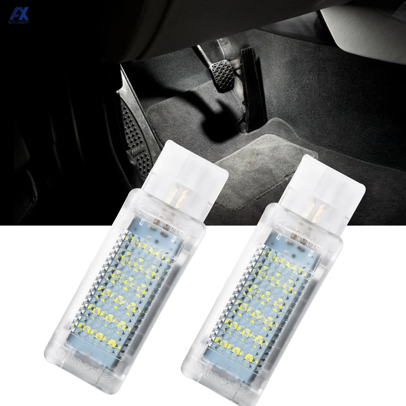 For VW Passat Sharan Seat Skoda Golf Caddy Jetta PoloTiguan White Footwell Light Trunk Boot Luggage Bulbs White Led 2Pcs
For VW Passat Sharan Seat Skoda Golf Caddy Jetta PoloTiguan White Footwell Light Trunk Boot Luggage Bulbs White Led 2Pcs