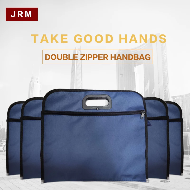 B4 Dark Blue Double-Layer Waterproof File Bag For Business Office Materials
B4 Dark Blue Double-Layer Waterproof File Bag For Business Office Materials