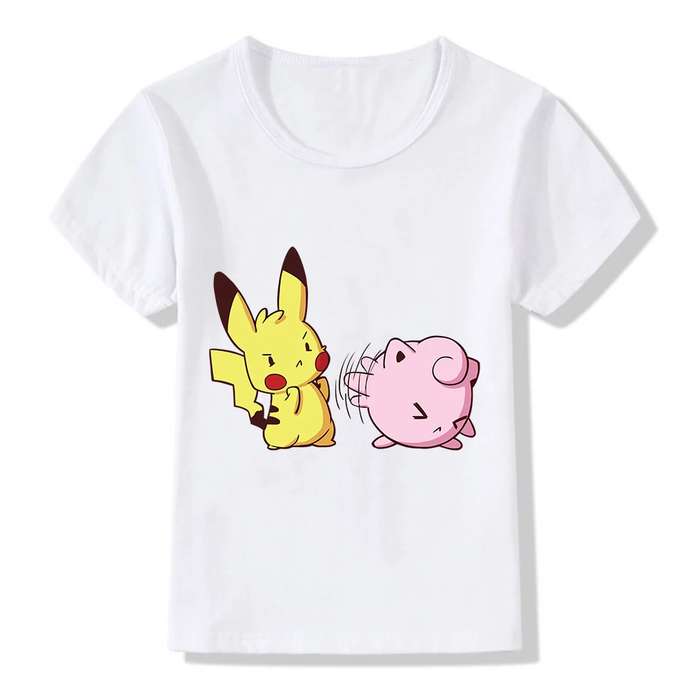 Pokemon Kids Modal T-Shirt Anime Figures Jigglypuff Pikachu T Shirt Child Summer Casual Costumes Clothing Tops Toddler Tees
Pokemon Kids Modal T-Shirt Anime Figures Jigglypuff Pikachu T Shirt Child Summer Casual Costumes Clothing Tops Toddler Tees