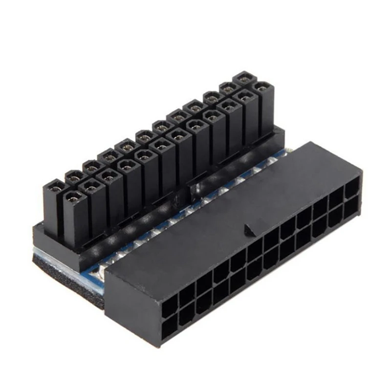 ATX 24Pin Power Plug Adapter 90 Degree 24P Mainboard Motherboard Power Connectors Modular for Power Supply Cable
ATX 24Pin Power Plug Adapter 90 Degree 24P Mainboard Motherboard Power Connectors Modular for Power Supply Cable
