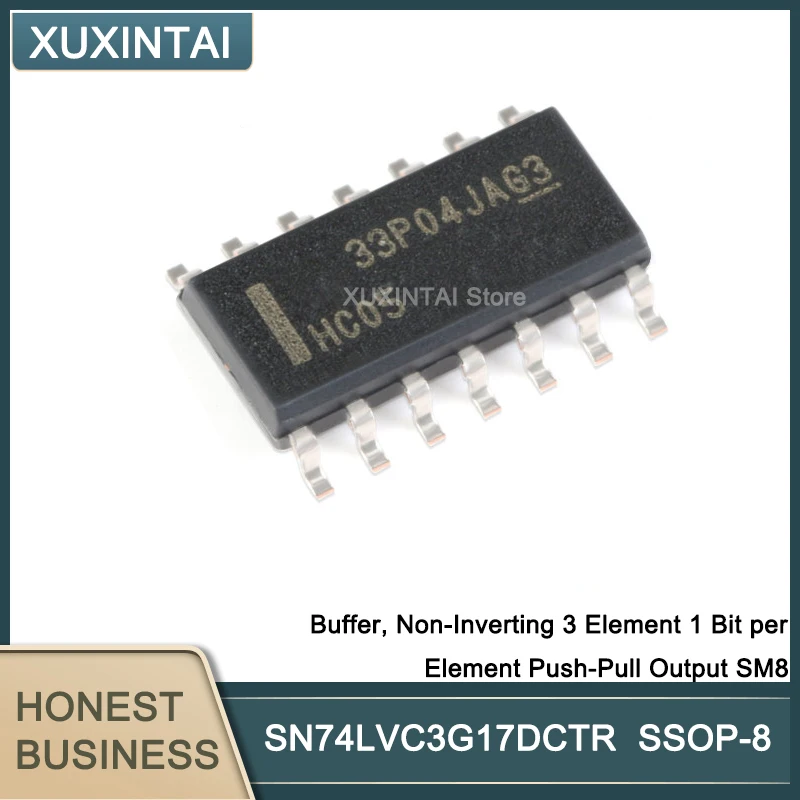 100 шт./лот SN74LVC3G17DCTR SN74LVC3G17 буфер, неинверторный 3-элементный 1 бит на элемент с выходом Push-Pull SM8
100 шт./лот SN74LVC3G17DCTR SN74LVC3G17 буфер, неинверторный 3-элементный 1 бит на элемент с выходом Push-Pull SM8