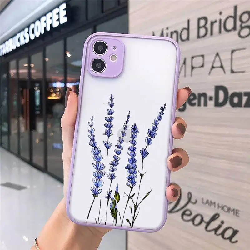 Simple Lavender Purple Flowers luxury Phone Cases funda matte transparent For iphone 7 8 11 12 plus mini x xs xr pro max cover
Simple Lavender Purple Flowers luxury Phone Cases funda matte transparent For iphone 7 8 11 12 plus mini x xs xr pro max cover