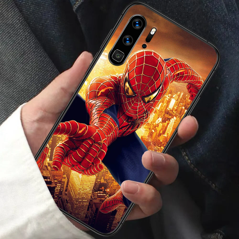 SuperHero Spiders-Man Phone Case For HUAWEI P 9 10 20 30 40 Lite smart Pro Z 2019 Nova 5T 6 7 i black Etui Tpu Hoesjes Trend
SuperHero Spiders-Man Phone Case For HUAWEI P 9 10 20 30 40 Lite smart Pro Z 2019 Nova 5T 6 7 i black Etui Tpu Hoesjes Trend