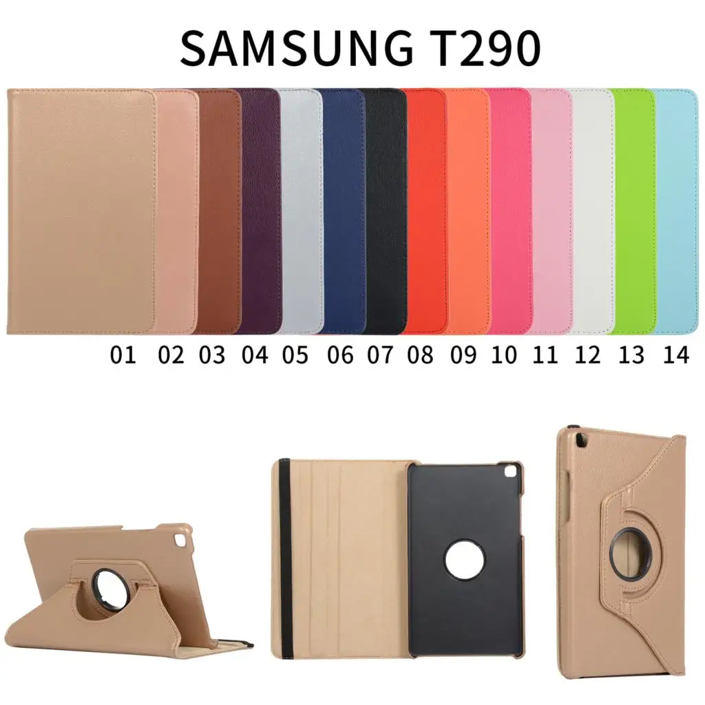 Вращающийся на 360 градусов чехол из искусственной кожи для Samsung Galaxy Tab A 8 0 2019 SM T290