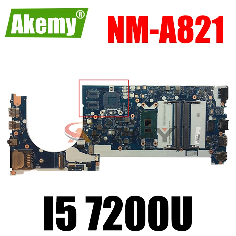 

Akemy CE470 NM-A821 подходит для Lenovo Thinkpad E470 E470C ноутбук материнская плата 01EN250 процессор I5 7200U DDR4 100% тесты работы