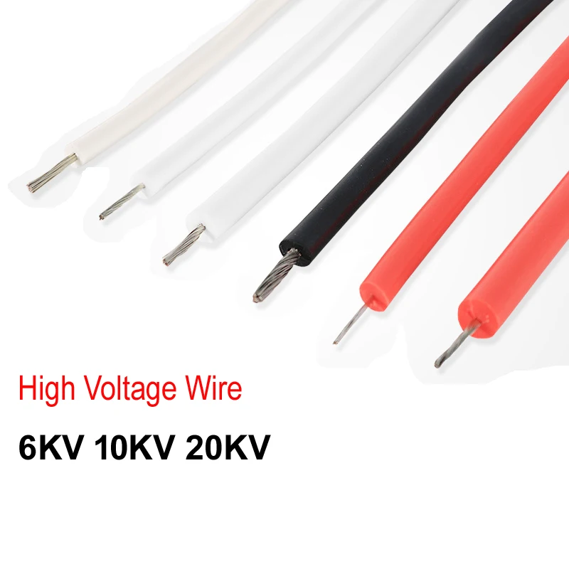 20m Tinned copper Wire UL3239 Silicone 6KV 10KV 20KV High Voltage Wire Cable 16awg 18awg 20AWG 22awg 24AWG High Temperature 150°
20m Tinned copper Wire UL3239 Silicone 6KV 10KV 20KV High Voltage Wire Cable 16awg 18awg 20AWG 22awg 24AWG High Temperature 150°