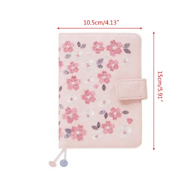 Cherry Blossoms Embroidery Pink Notebook A6 Diary Book Planner Journal Agenda M17F
Cherry Blossoms Embroidery Pink Notebook A6 Diary Book Planner Journal Agenda M17F