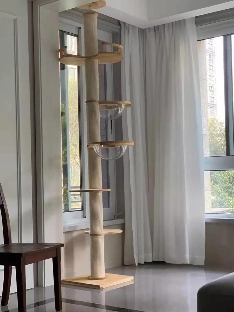 Space bowl cat sky pole cat climbing frame sisal cat grabbing pole lookout platform cat climbing frame cat toy cat grinding
Space bowl cat sky pole cat climbing frame sisal cat grabbing pole lookout platform cat climbing frame cat toy cat grinding