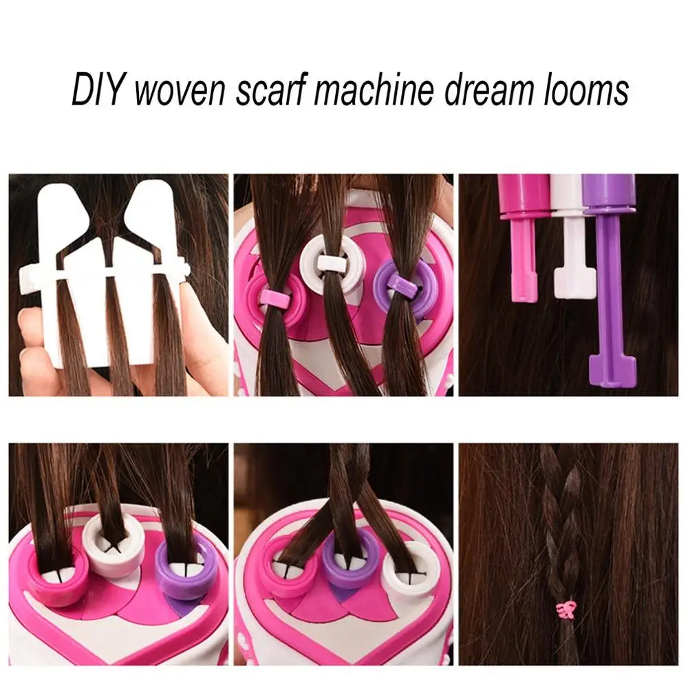 Electric Automatic Hair Braider DIY Stylish Braiding Hairstyle Tool twist braider Machine braid Weave Roller Twist For Girl | Игрушки и