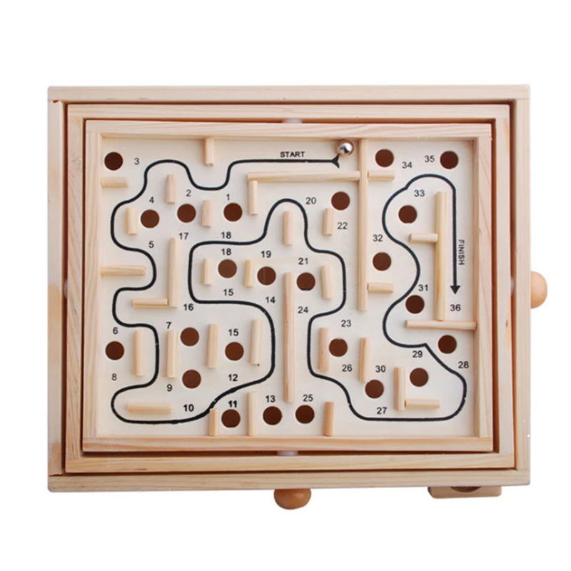 Wooden 3D Magnetic Ball Maze Puzzle Toy Wood Case Box Fun Brain Hand Game Challenge Balance Educational Toys For Children Adult
Wooden 3D Magnetic Ball Maze Puzzle Toy Wood Case Box Fun Brain Hand Game Challenge Balance Educational Toys For Children Adult