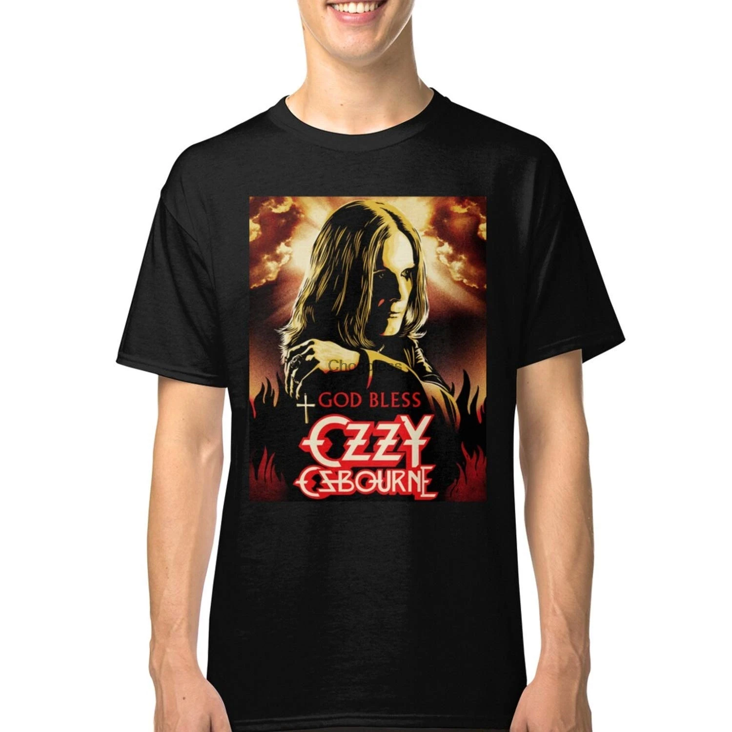 Футболка с капюшоном no More Tour Ozzy 2020 god Bless sctv 207|Мужские футболки| |