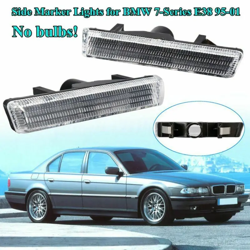Auto Side Marker Light Turn Signal Lamp Parts For BMW 7 Series E38 95-01 Replacement New
Auto Side Marker Light Turn Signal Lamp Parts For BMW 7 Series E38 95-01 Replacement New