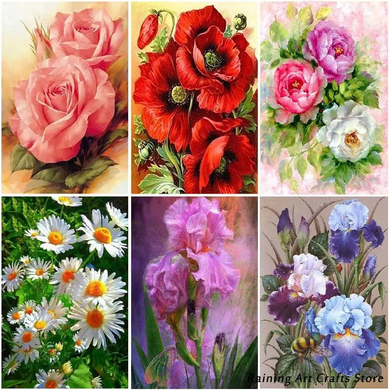 Diamond Painting Colorful Flowers Embroidery Full Square Round Drill Cross Stitch Nature Landscape Mosaic Pictures Home Decor
Diamond Painting Colorful Flowers Embroidery Full Square Round Drill Cross Stitch Nature Landscape Mosaic Pictures Home Decor