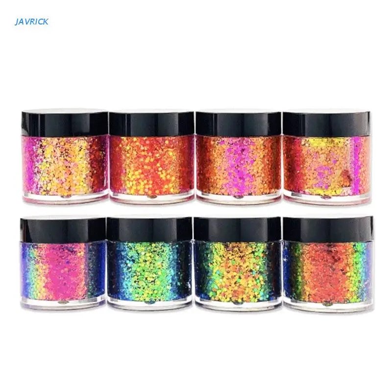 X7XB Craft Glitter Set 8 Colors Holographic Glitter Resin Slime Cup Rainbow Glitter
X7XB Craft Glitter Set 8 Colors Holographic Glitter Resin Slime Cup Rainbow Glitter