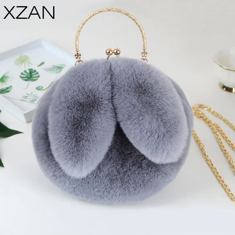 Women Winter Handbag Round Rabbit Shades Plush Chain Bag Trend Fashion Luxury Shoulder Clutch Women Crossbody Bag Lady's Totes
Women Winter Handbag Round Rabbit Shades Plush Chain Bag Trend Fashion Luxury Shoulder Clutch Women Crossbody Bag Lady's Totes