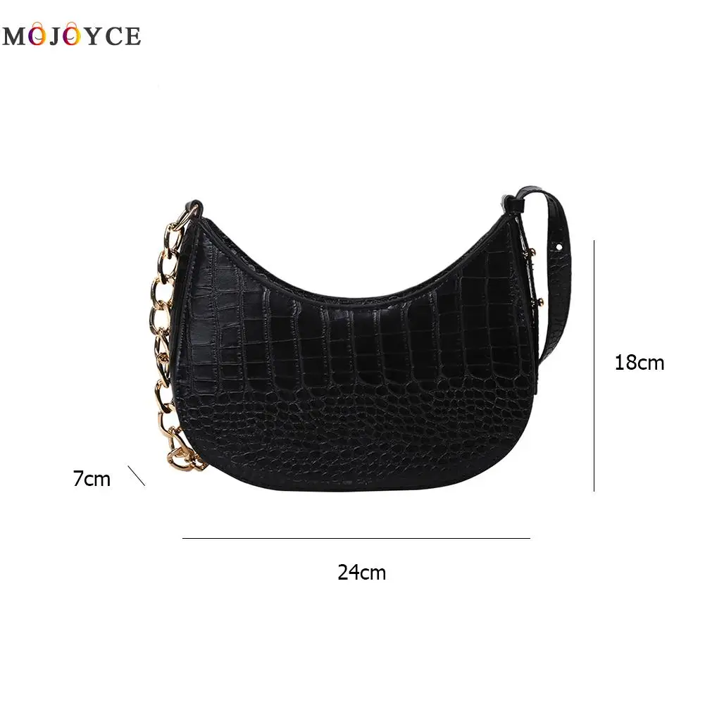 Fashion Alligator Pattern Underarm Bags for Women 2020 Simple Portable Solid Color PU Leather Street Shoulder Hobos Purse 
Fashion Alligator Pattern Underarm Bags for Women 2020 Simple Portable Solid Color PU Leather Street Shoulder Hobos Purse