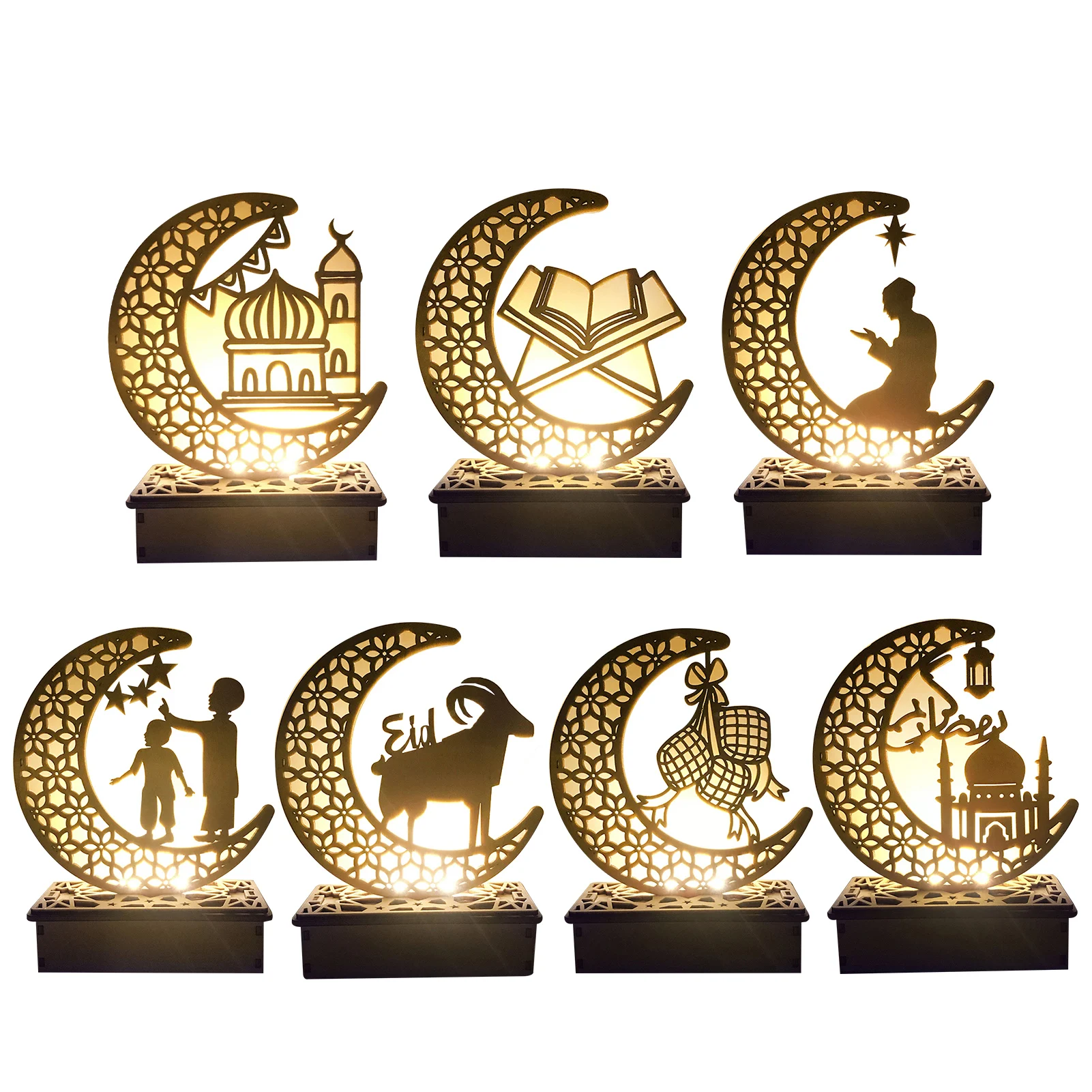 Eid Wooden Light With LED Light Ramadan Decorations For Home Islamic Muslim Party Eid Decor Kareem Ramadan Home Decorations
Eid Wooden Light With LED Light Ramadan Decorations For Home Islamic Muslim Party Eid Decor Kareem Ramadan Home Decorations