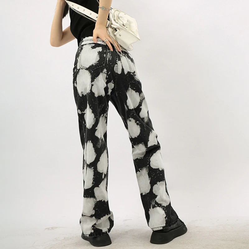 SHENGPALAE Streetwear Tie Dye Black Jeans Women's Summer 2021 New High Waist Loose Straight Thin Denim Pants Female Fashion
SHENGPALAE Streetwear Tie Dye Black Jeans Women's Summer 2021 New High Waist Loose Straight Thin Denim Pants Female Fashion