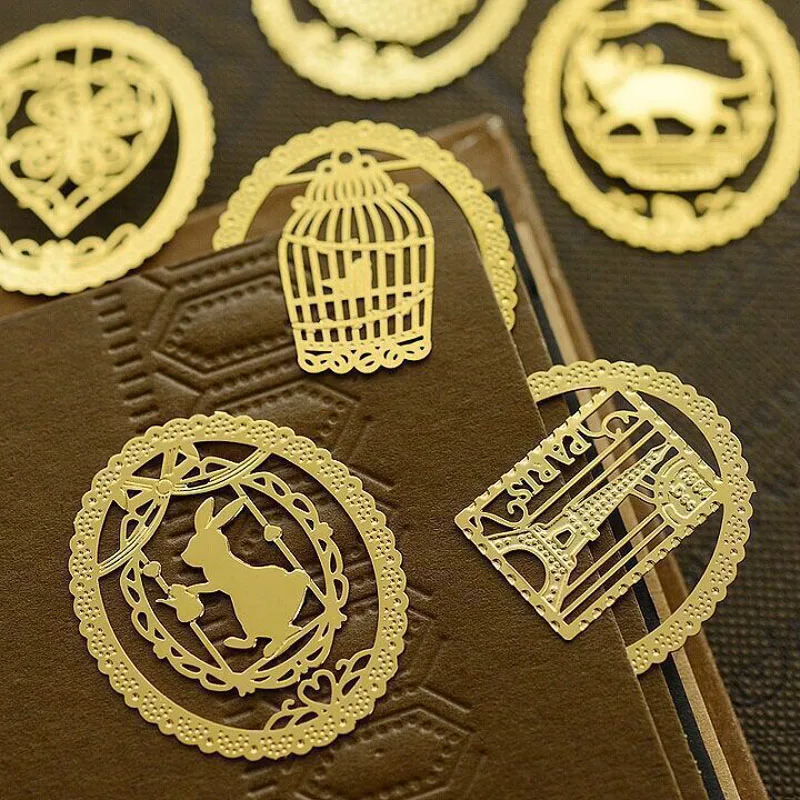 7pcs Creative Cute Golden Bookmark Office Supplies Students Stationery Notebook Stickers Decoration Children Term Gifts Toys
7pcs Creative Cute Golden Bookmark Office Supplies Students Stationery Notebook Stickers Decoration Children Term Gifts Toys