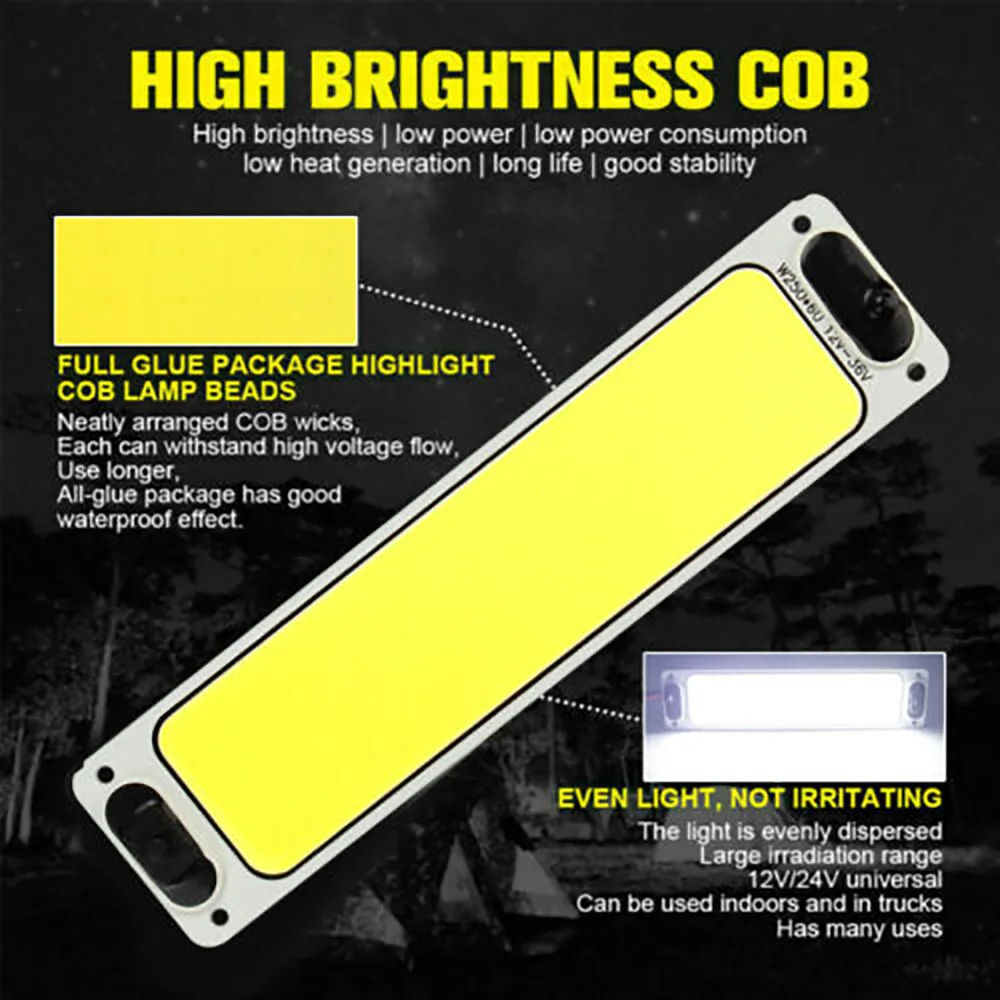 COB Car Interior Lights Ceiling Panel Dome Lamp Reading Plate Light Roof Super Brigtht Trunk Vehicle 108 SMD LED 12V-24V Ceiling
COB Car Interior Lights Ceiling Panel Dome Lamp Reading Plate Light Roof Super Brigtht Trunk Vehicle 108 SMD LED 12V-24V Ceiling
