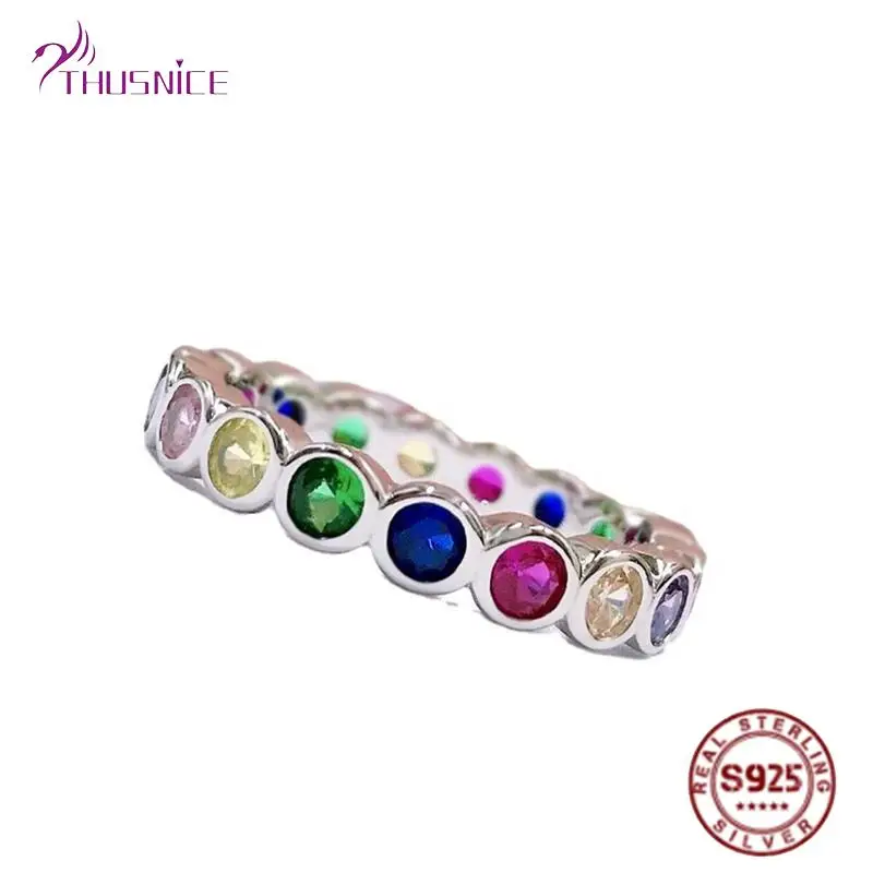 ThusNice 100% 925 Sterling Silver Blue High Carbon Diamond Bridal Rings Sparkling Wedding Party Silver 925 Fine Jewelry Gifts
ThusNice 100% 925 Sterling Silver Blue High Carbon Diamond Bridal Rings Sparkling Wedding Party Silver 925 Fine Jewelry Gifts
