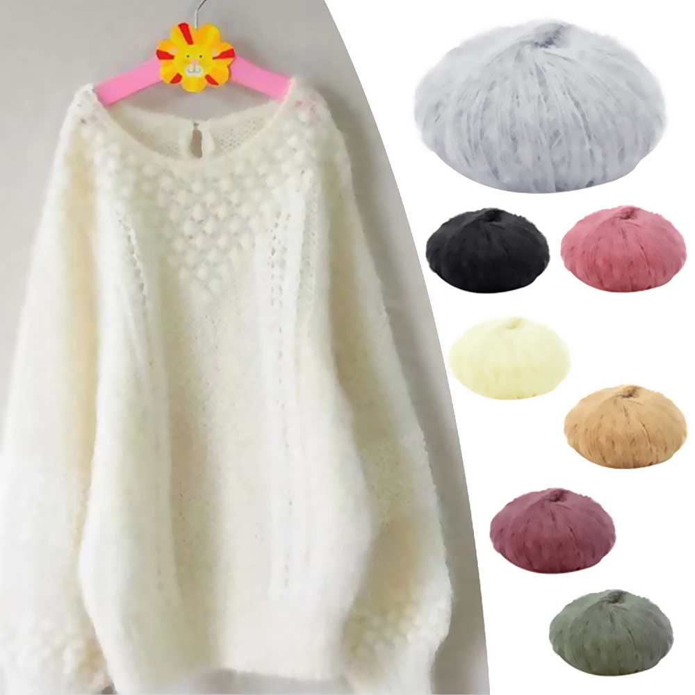 Knitted yarn acrylic 25g/ball handmade DIY shawl 2 pack lightweight and soft 
Knitted yarn acrylic 25g/ball handmade DIY shawl 2 pack lightweight and soft