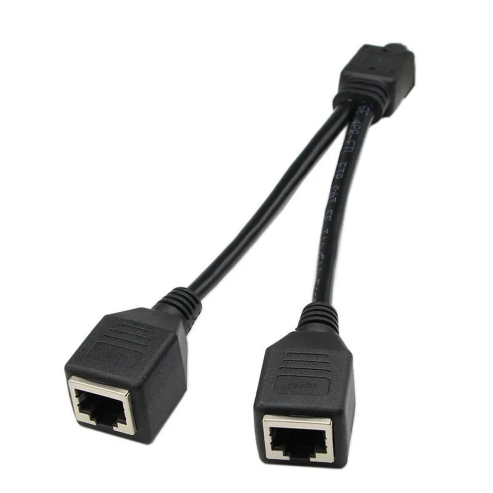 

Splitter RJ45 1 Male To 2 Female LAN Ethernet Networks Extension Cable Adapters