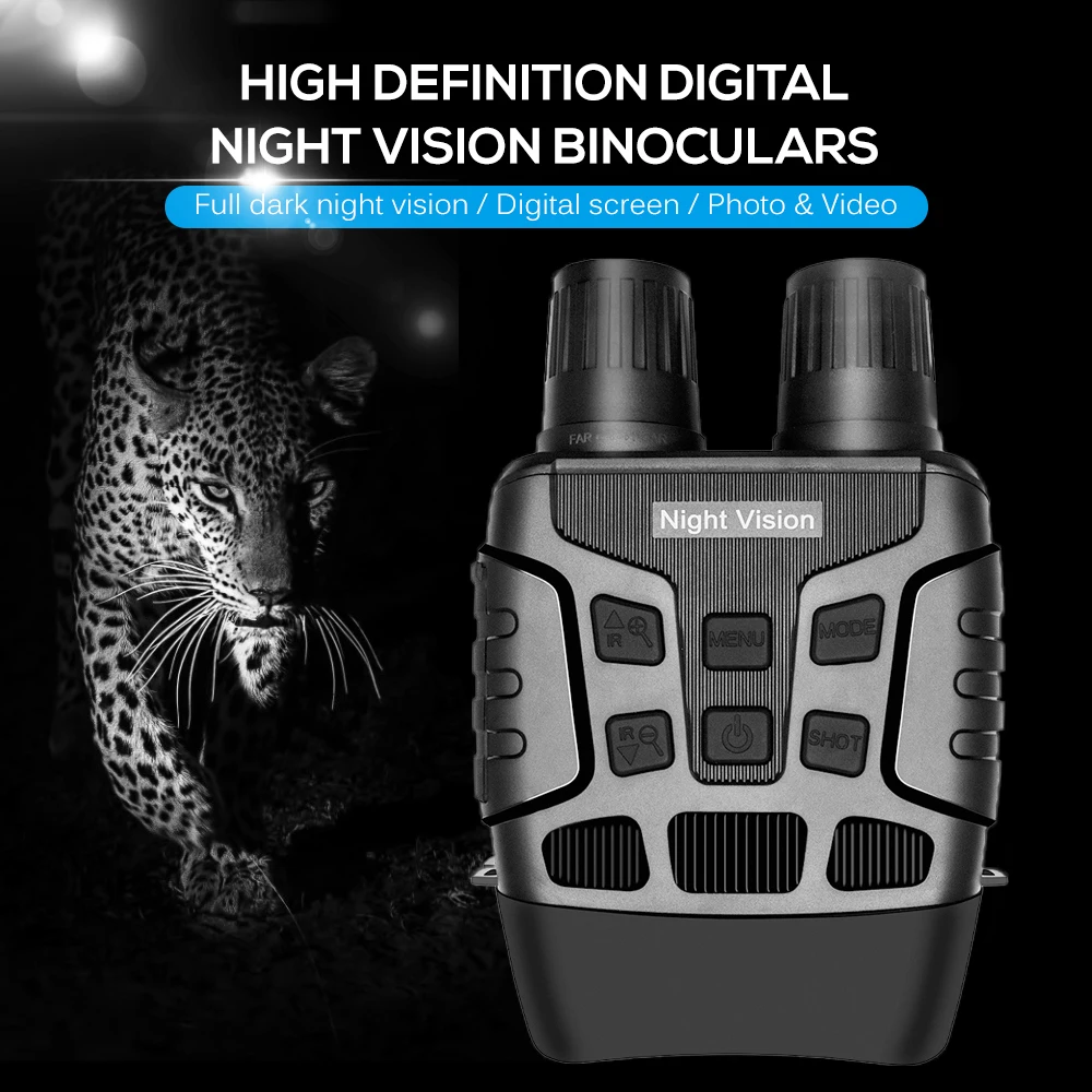 4x Zoom Digital Night Vision Binoculars with Camera Video Capability Hunting Caving Surveillance Observation Telescope
4x Zoom Digital Night Vision Binoculars with Camera Video Capability Hunting Caving Surveillance Observation Telescope