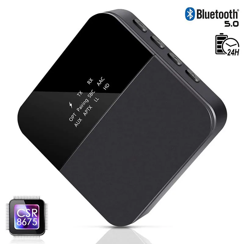 Bluetooth-совместимый 5,0 передатчик приемник HD аудио 2 в 1 адаптер приемник беспроводной 3,5 мм APTX Оптический для ТВ ПК автомобиля 2021
Bluetooth-совместимый 5,0 передатчик приемник HD аудио 2 в 1 адаптер приемник беспроводной 3,5 мм APTX Оптический для ТВ ПК автомобиля 2021