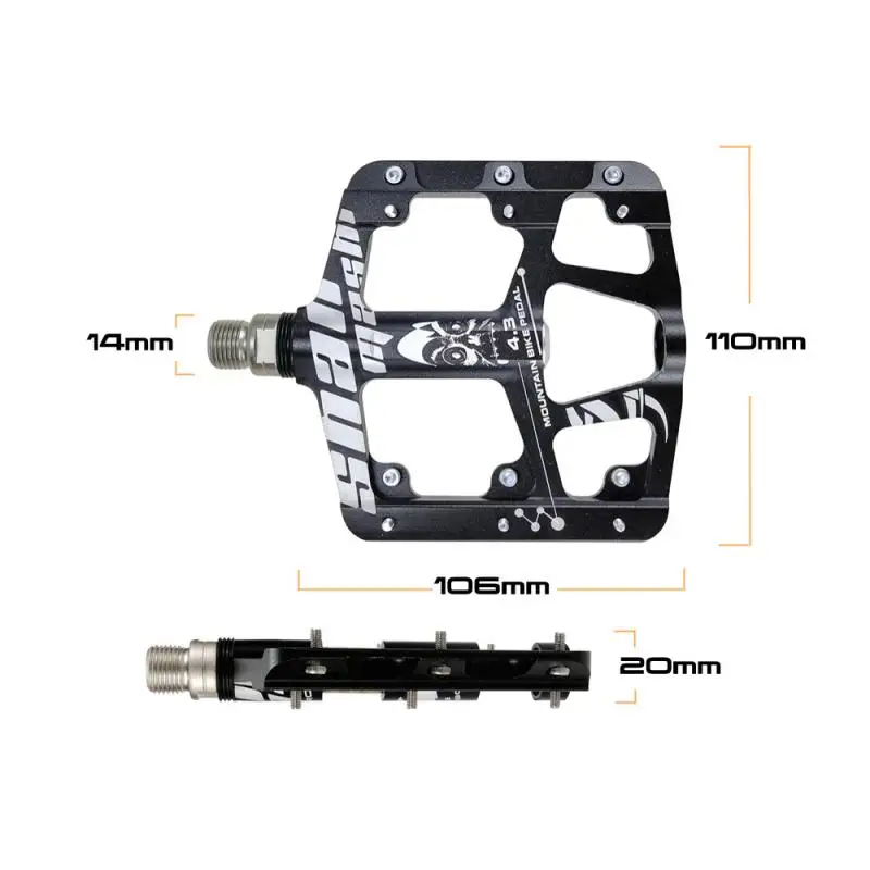 Горный Нескользящая велосипедные педали Платформа велосипед плоский