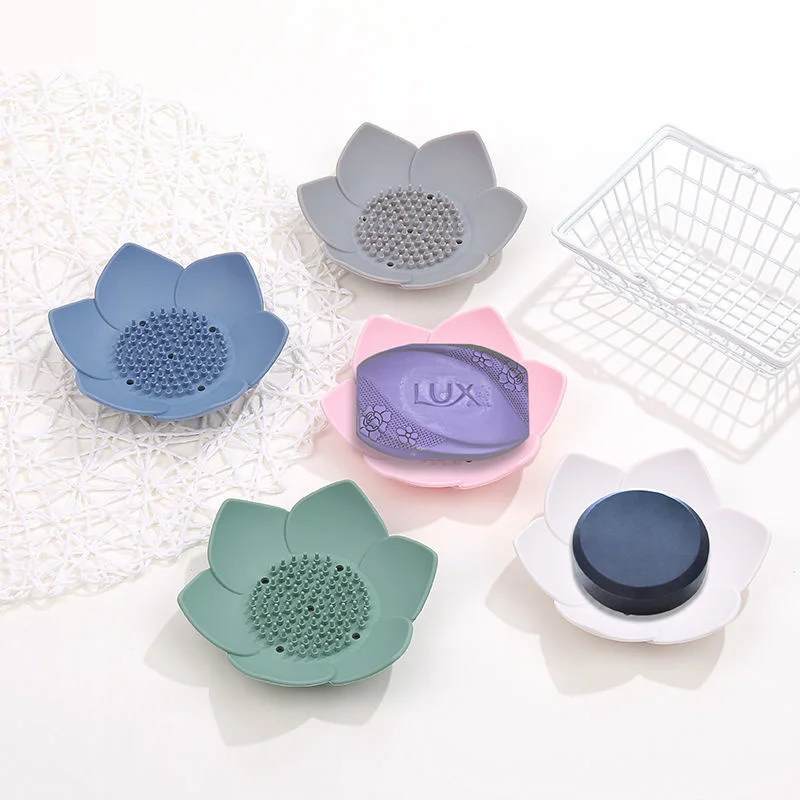 1Pcs Drain Soap Holder,Lotus Shape Soap Box Bathroom Soap Holder Tray Soap Dish Draining Silicone Soap Case Bathroom Accessories
1Pcs Drain Soap Holder,Lotus Shape Soap Box Bathroom Soap Holder Tray Soap Dish Draining Silicone Soap Case Bathroom Accessories