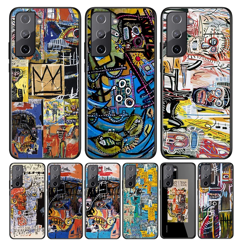 For Samsung Galaxy S21 S20 FE Ultra Lite S10 5G S10E S9 S8 S7 S6 Edge Plus Jean Michel Basquiat Art Graffiti Black Phone Case
For Samsung Galaxy S21 S20 FE Ultra Lite S10 5G S10E S9 S8 S7 S6 Edge Plus Jean Michel Basquiat Art Graffiti Black Phone Case