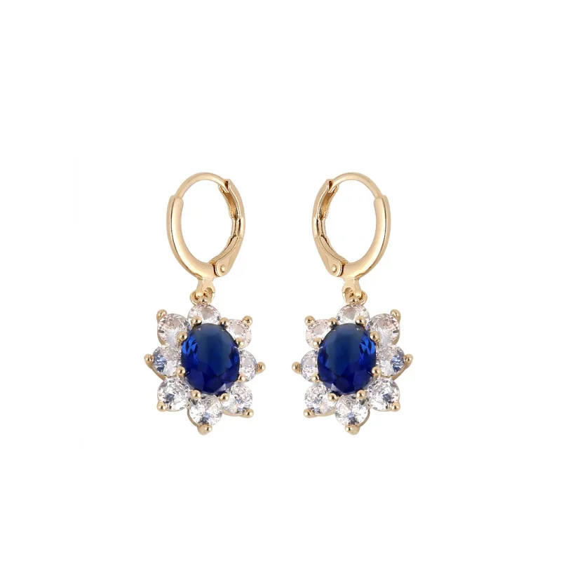 Elegant sapphire blue zircon sun flower earrings temperament light luxury net red earrings classic personalized ear ring jewelry
Elegant sapphire blue zircon sun flower earrings temperament light luxury net red earrings classic personalized ear ring jewelry