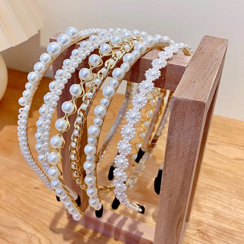 2021 New Pearl Chain Simple Women Hairpin Girls Hairband French Haircut Bundle Headband Fashion Accessories OH168809
2021 New Pearl Chain Simple Women Hairpin Girls Hairband French Haircut Bundle Headband Fashion Accessories OH168809