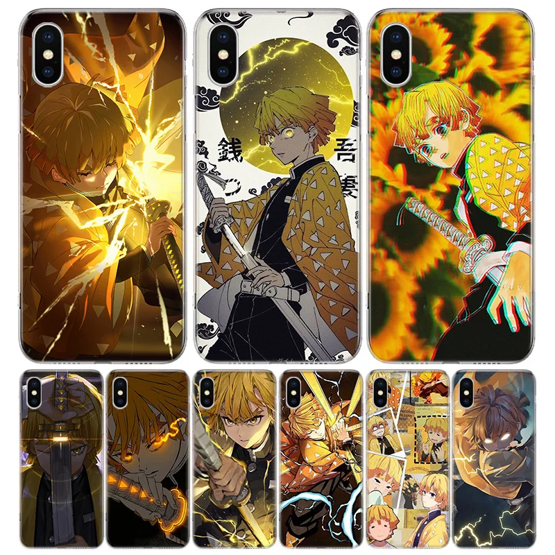 Demon Slayer Agatsuma Zenitsu Silicon Call Phone Case For Apple iPhone 11 13 Pro Max 12 Mini 7 Plus 6 X XR XS 8 6S SE 5S + Cover
Demon Slayer Agatsuma Zenitsu Silicon Call Phone Case For Apple iPhone 11 13 Pro Max 12 Mini 7 Plus 6 X XR XS 8 6S SE 5S + Cover