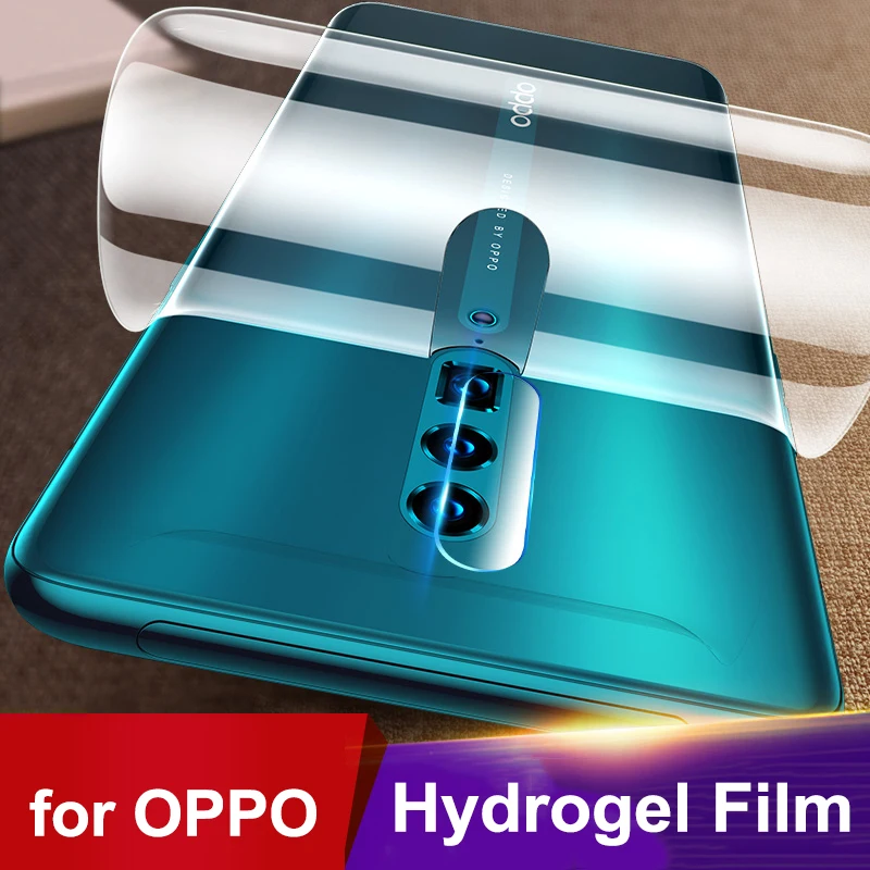 Полностью изогнутая пленка для OPPO A12 A52 A72 A92 Find X2 Pro Защитная нано Гидрогелевая Reno 4