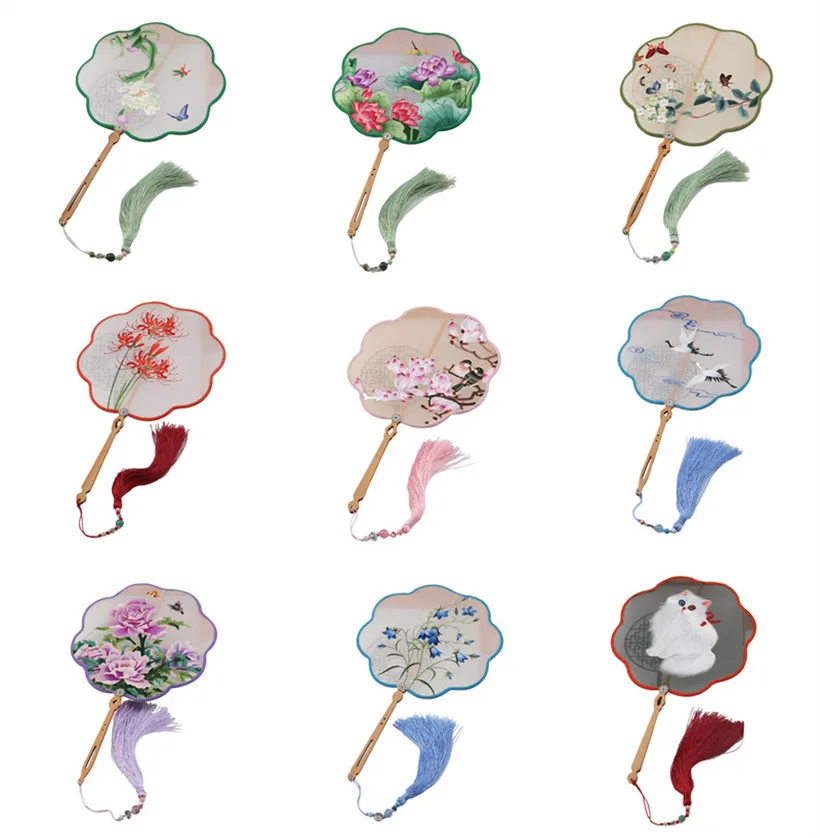 New Arrival 2019 Silk Bridal Brooch Fan Tassel Crane Flowers Chinese Culture Double Hand Embroidery Gift Wedding Accessories
New Arrival 2019 Silk Bridal Brooch Fan Tassel Crane Flowers Chinese Culture Double Hand Embroidery Gift Wedding Accessories