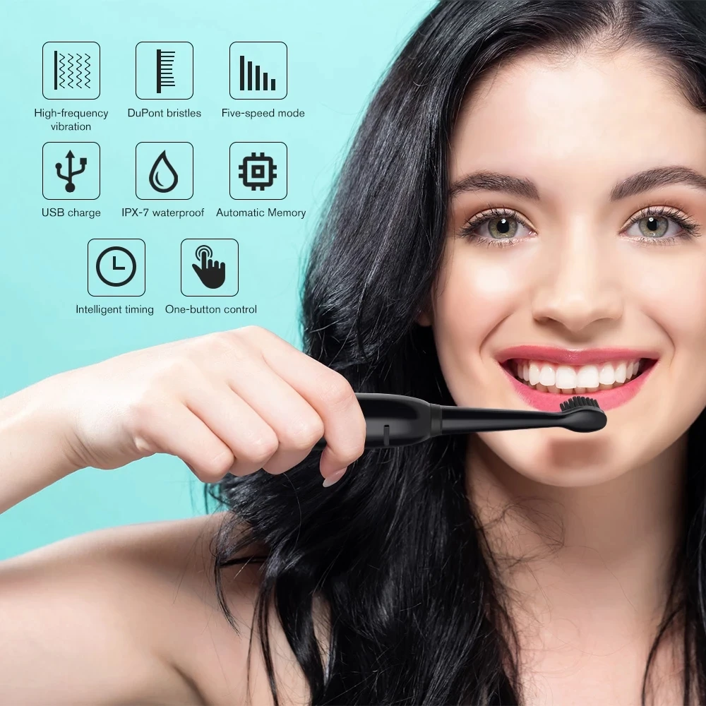 Newest Super Sonic Electric Toothbrushes for Adults Kids Smart Timer Rechargeable Whitening Toothbrush IPX7 with 3 Brush Heads
Newest Super Sonic Electric Toothbrushes for Adults Kids Smart Timer Rechargeable Whitening Toothbrush IPX7 with 3 Brush Heads