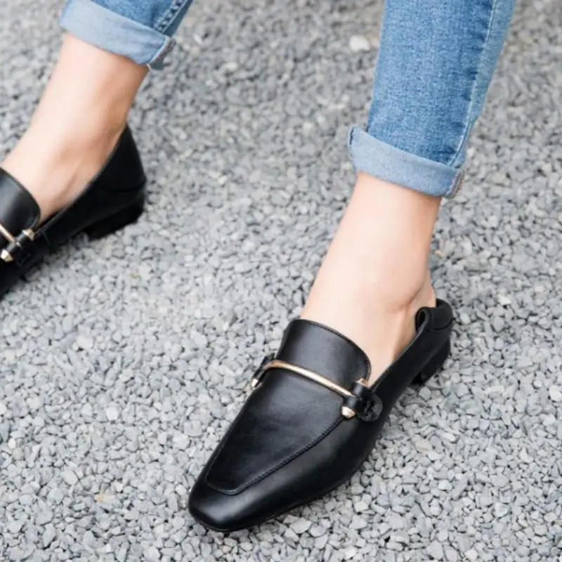 KemeKiss Women Real Leather Flats Square Toe Metal Decoration Slip On Shoes Loafers Solid Color Spring Footwear Size 34-43
KemeKiss Women Real Leather Flats Square Toe Metal Decoration Slip On Shoes Loafers Solid Color Spring Footwear Size 34-43